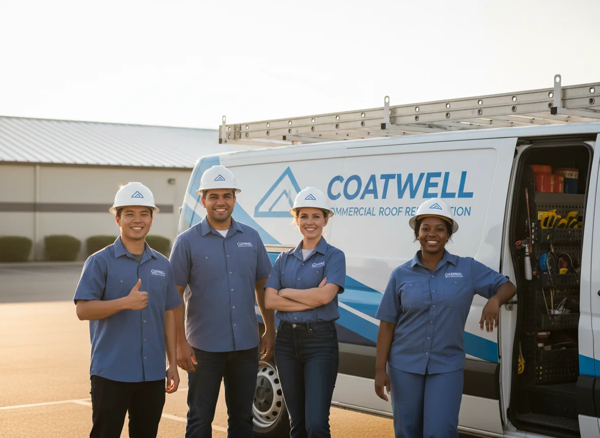 Commercial roof coating company in Garrison, TX